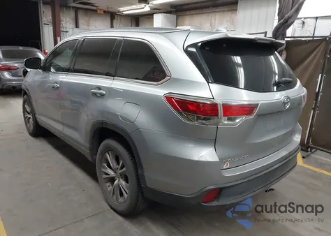 2015 Toyota Highlander Xle V6 из США, поврежденный, VIN 5TDKKRFH1FS119055